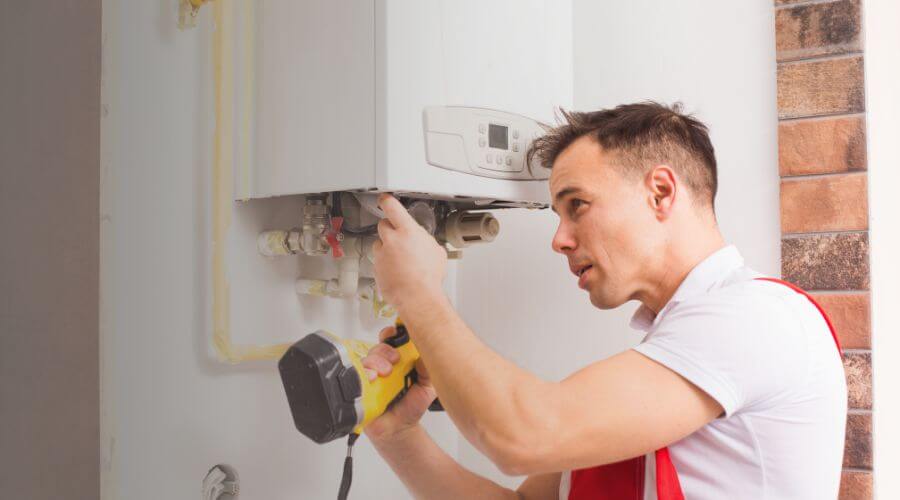 Professional clogged toilet repair in Luebbering, MO